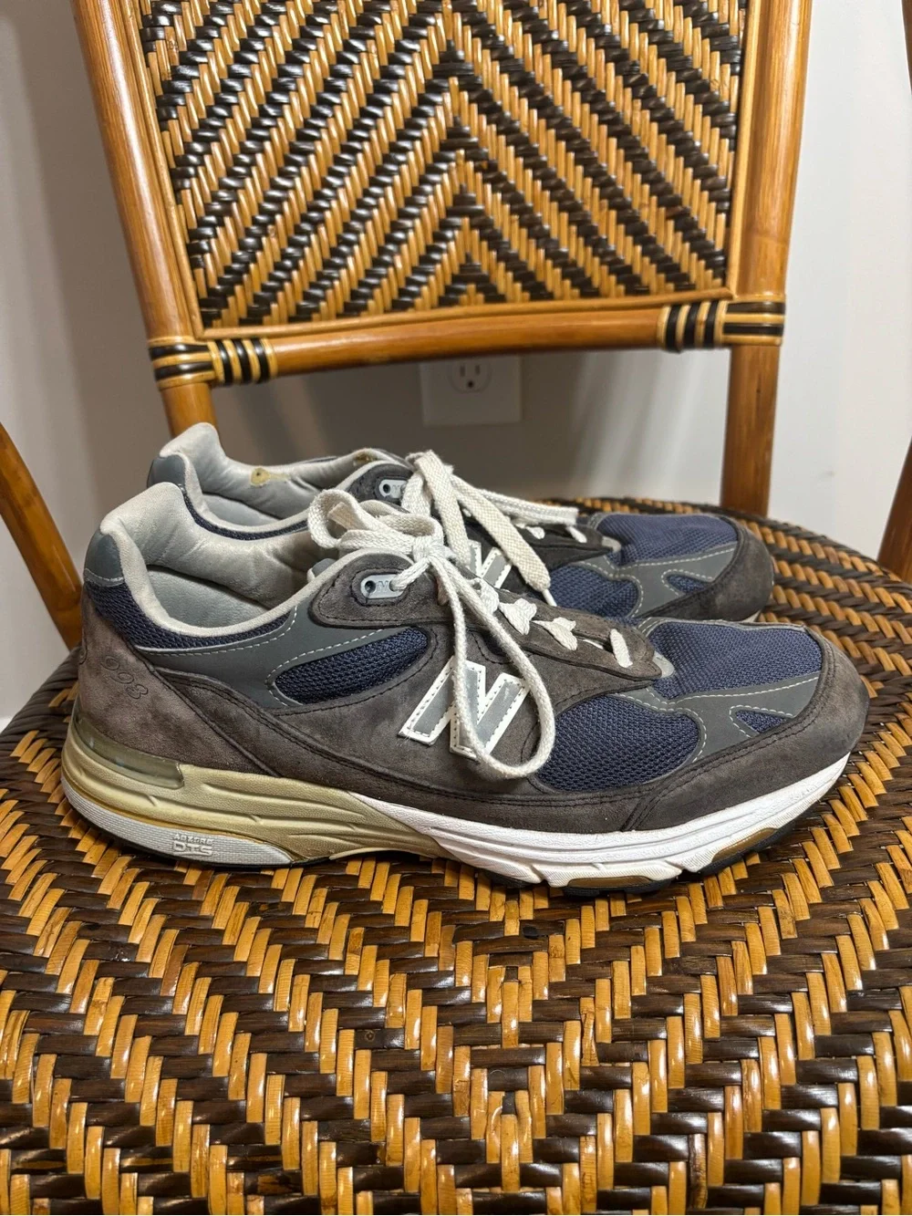 New Balance 993 Navy Made in USA MR993NV 10.5 4E